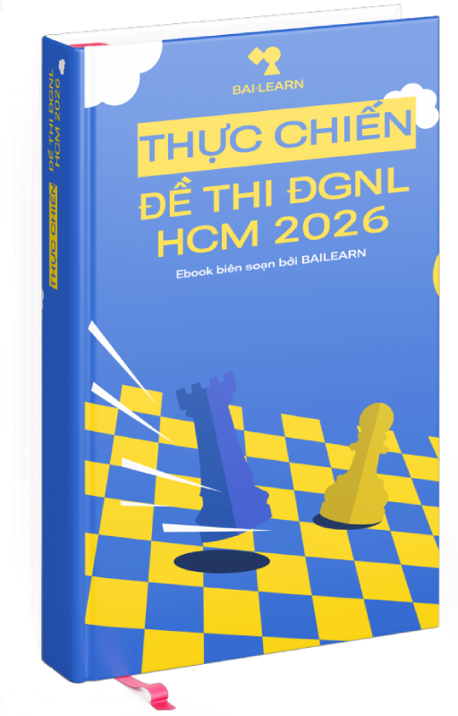 Ebook thực chiến đề thi ĐGNL HCM 2026